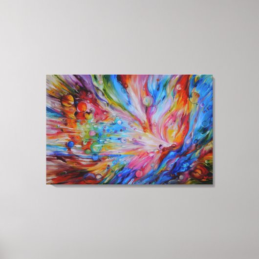 "Eerste tuin" creatie verhaal serie Canvas Afdruk (Voorkant)