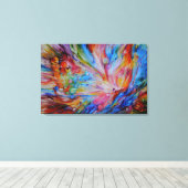 "Eerste tuin" creatie verhaal serie Canvas Afdruk (Insitu (Houten vloer))