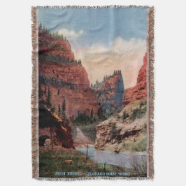 Eerste Tunnel - Colorado Royal Gorge Gooi Deken