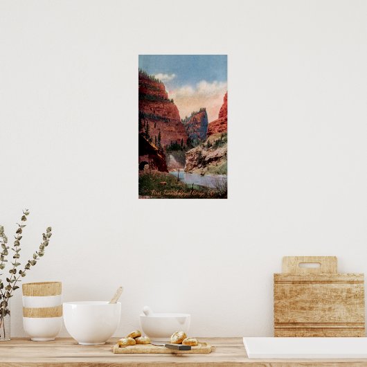 Eerste  tunnel Poster (Keuken)