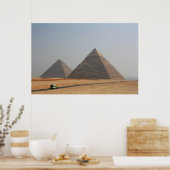 Eerste twee Pyramides van Giza Poster (Keuken)