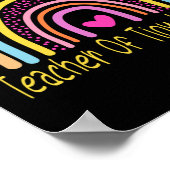 Eerste tweede middelbare-schoolleraar in de derde poster (Hoek)