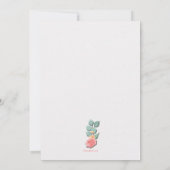 Eerste uitnodiging op de foto van Birthday (Achterkant)