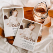 Eerste uitnodiging op de foto van Birthday