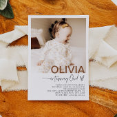 Eerste uitnodiging op de foto van Birthday