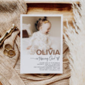 Eerste uitnodiging op de foto van Birthday