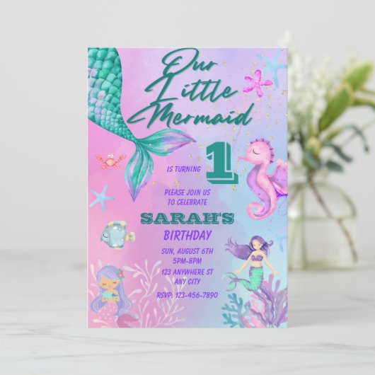 Eerste uitnodiging op zaterdag (Staand voorkant)