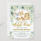 Eerste uitnodiging op zaterdag | Cute Struik Babie (Voorkant)