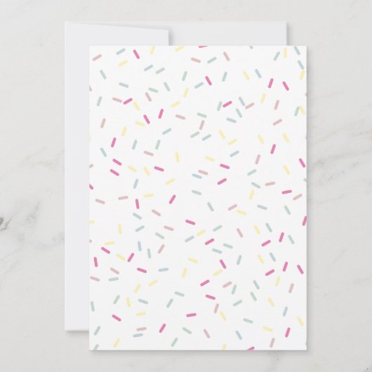 Eerste uitnodiging op zondag (Achterkant)