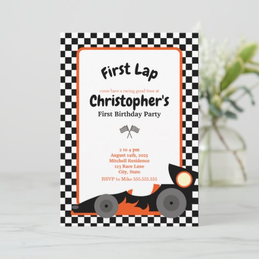 Eerste uitnodiging op zondag (Staand voorkant)