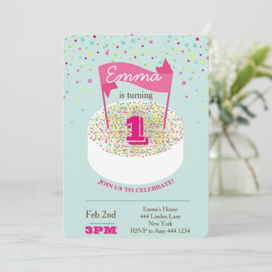 Eerste uitnodiging op zondag (Staand voorkant)