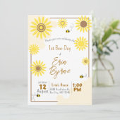 Eerste uitnodiging tot bijendag (Staand voorkant)