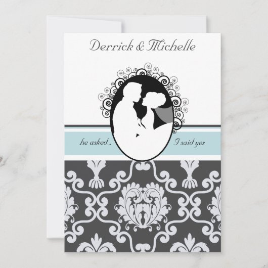 Eerste uitnodiging tot uitzending van Kiss Zee Blu (Voorkant)