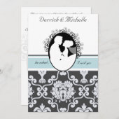 Eerste uitnodiging tot uitzending van Kiss Zee Blu (Voorkant / Achterkant)