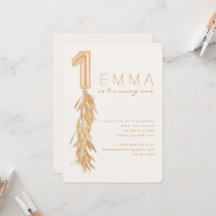 Eerste uitnodiging van de BallonGarland van Birthd