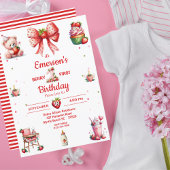 Eerste uitnodiging van de Berry Birthday Strawberr