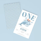 Eerste uitnodiging van de Birthday Blue Whale Part