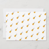 Eerste uitnodiging van de Birthday Fiesta Mexican  (Achterkant)