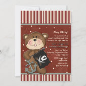 Eerste uitnodiging van de Eerste Mate Pirate Birth (Voorkant)