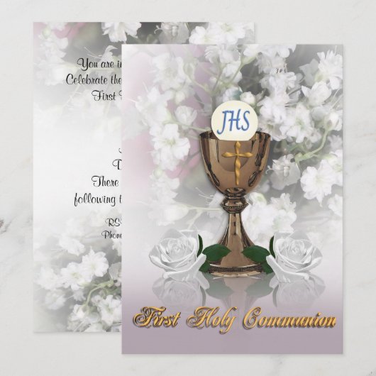 Eerste uitnodiging van de Gemeenschap (Voorkant / Achterkant)