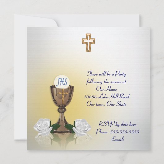 Eerste uitnodiging van de Gemeenschap (Achterkant)