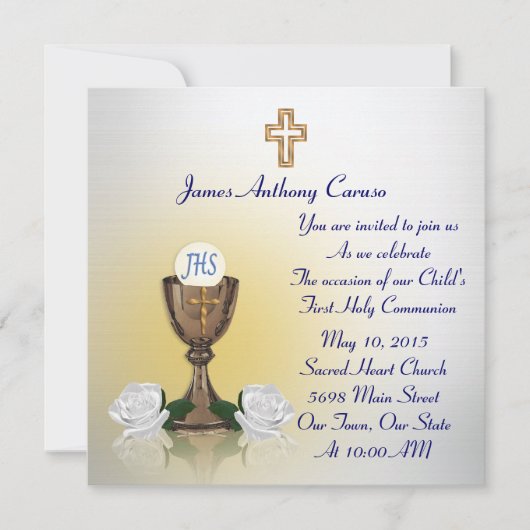 Eerste uitnodiging van de Gemeenschap (Voorkant)