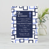 Eerste uitnodiging van de gemeenschap - jongen (Staand voorkant)