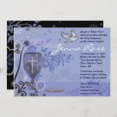 Eerste uitnodiging van de Heilige Communie Chalice (Voorkant / Achterkant)