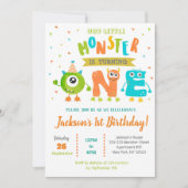 Eerste uitnodiging van de kleine monster van de Bi (Voorkant)