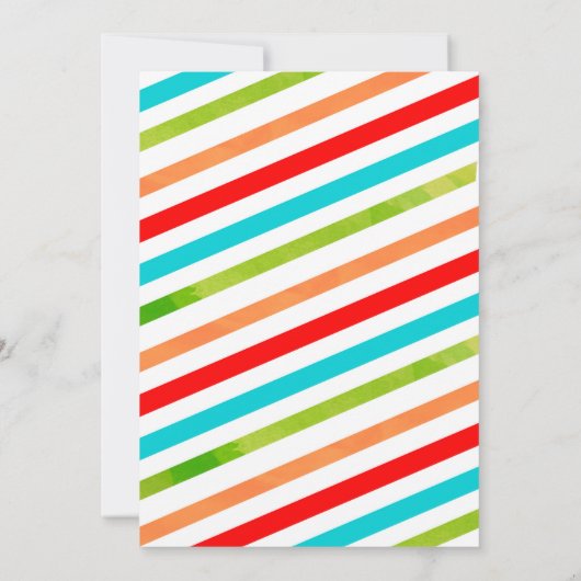 Eerste uitnodiging van de kleine Monster van de ve (Achterkant)