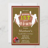 Eerste uitnodiging van de partij bij het Football (Voorkant)