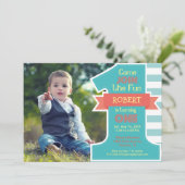 Eerste uitnodiging van de Partij Blauwe Jongen (Staand voorkant)