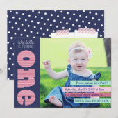 Eerste uitnodiging van de partij van Birthday (Voorkant / Achterkant)