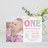 Eerste uitnodiging van de verjaardag. Foto van Gir (Staand voorkant)