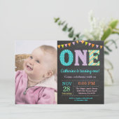 Eerste uitnodiging van de verjaardag. Foto van Gir (Staand voorkant)