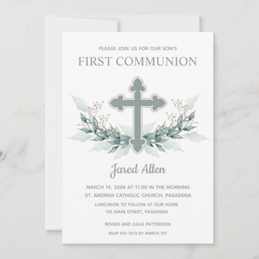 Eerste uitnodiging van het Heilige Communistische (Voorkant)