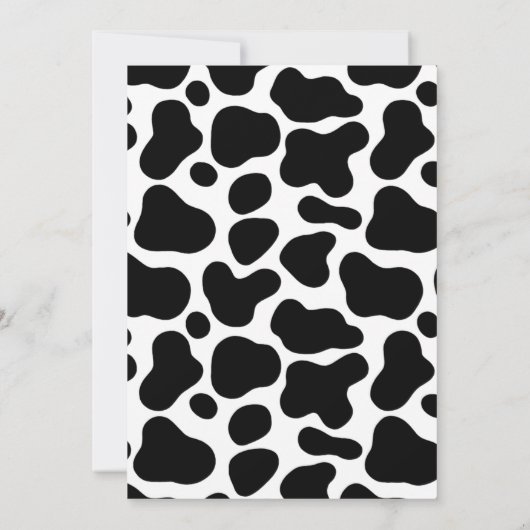 Eerste uitnodiging van Rodeo Birthday (Achterkant)