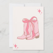 Eerste uitnodiging van Rodeo Birthday (Achterkant)