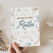 Eerste uitnodiging van Rodeo Birthday