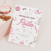 Eerste uitnodiging van Rodeo Birthday