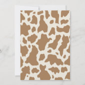 Eerste uitnodiging van Rodeo Cowboy Birthday (Achterkant)