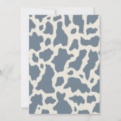 Eerste uitnodiging van Rodeo Cowboy Birthday (Achterkant)