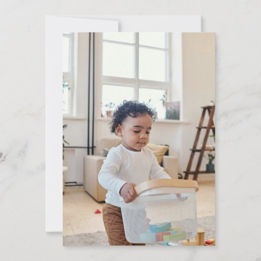 Eerste uitnodiging van Rodeo Cowboy Birthday (Achterkant)