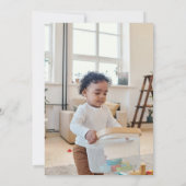 Eerste uitnodiging van Rodeo Cowboy Birthday (Achterkant)