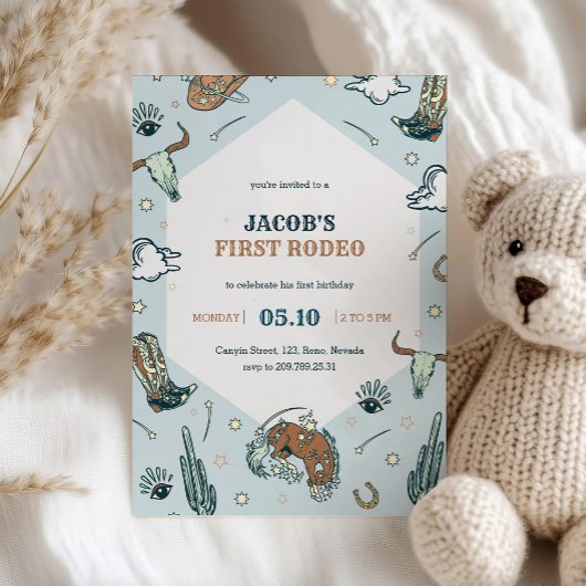 Eerste uitnodiging van Rodeo Cowboy voor Westerne 