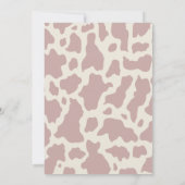 Eerste uitnodiging van Rodeo Cowgirl (Achterkant)