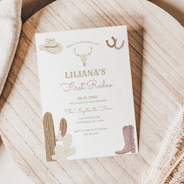 Eerste uitnodiging van Rodeo Cowgirl