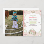 Eerste uitnodiging van Rodeo op zaterdag met foto (Voorkant / Achterkant)