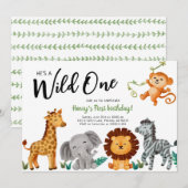 Eerste uitnodiging van Wild One Animals (Voorkant / Achterkant)