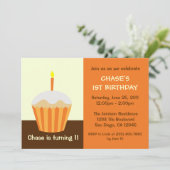 Eerste uitnodiging voor baby's (Staand voorkant)